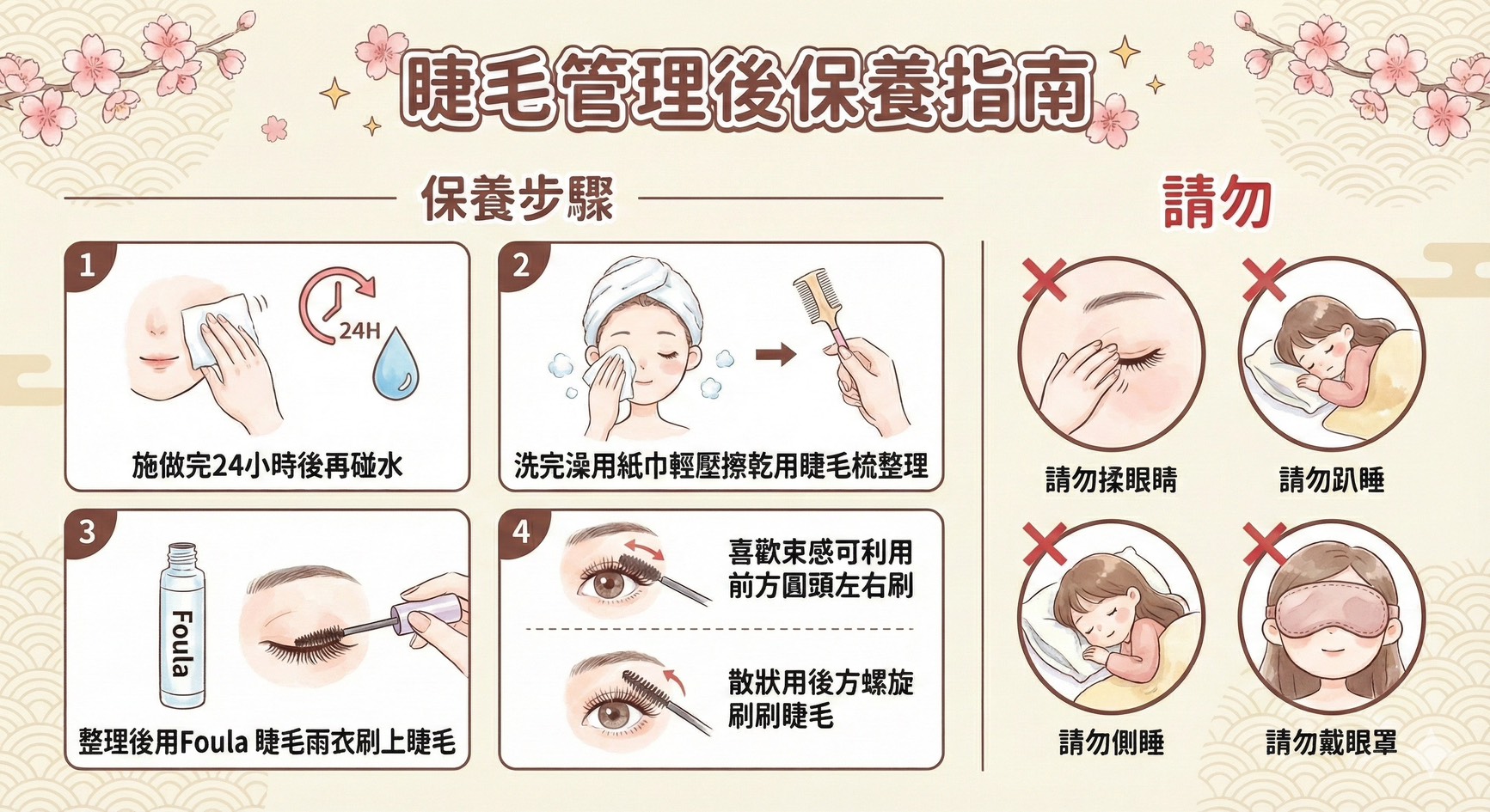 睫毛護理指南